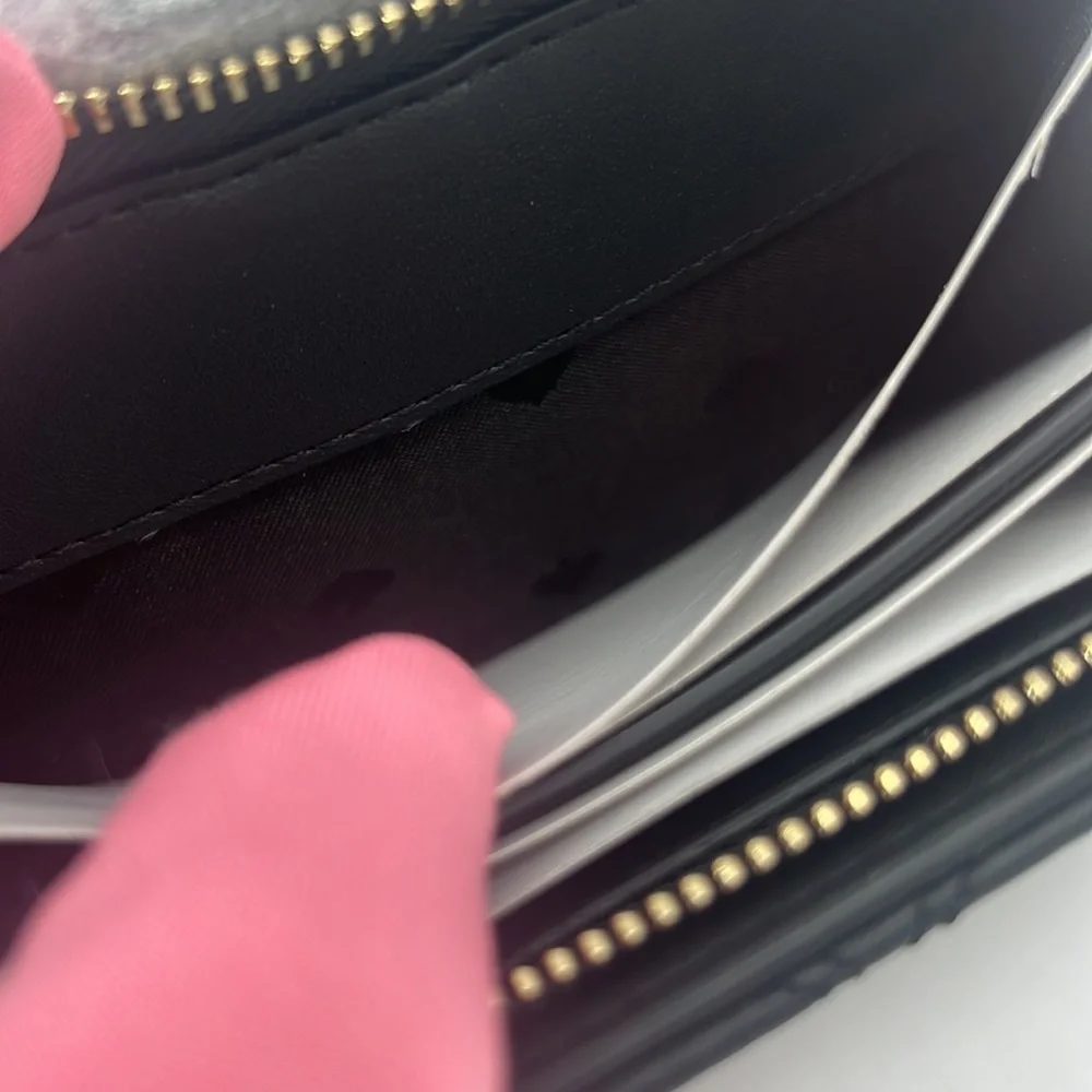 Kate Spade Natalia Medium Compact Bifold Wallet Black